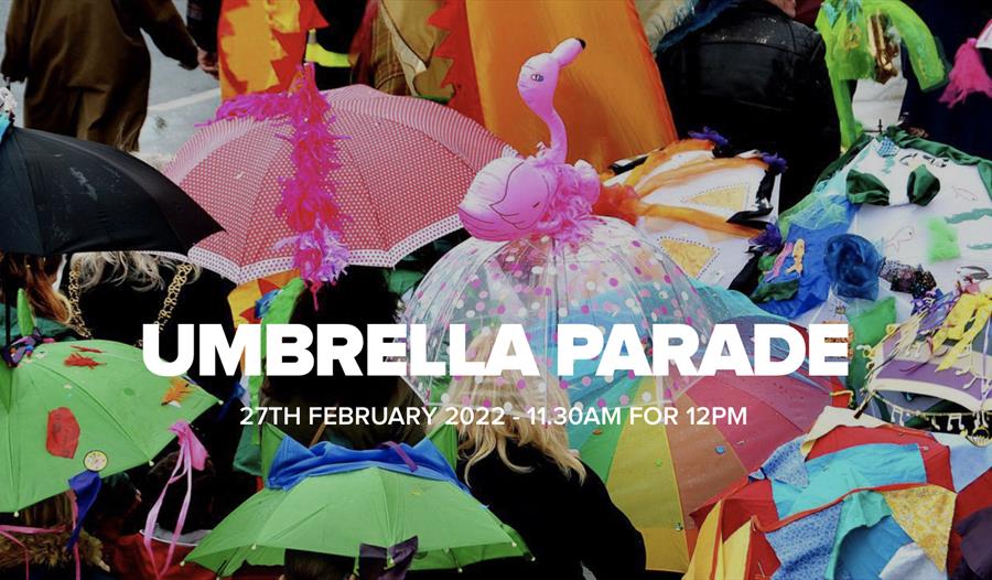 Umbrella Parade - Hastings Fat Tuesday