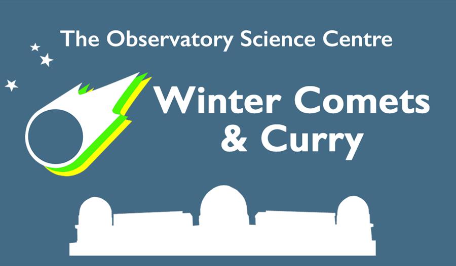 Winter comets & curry poster