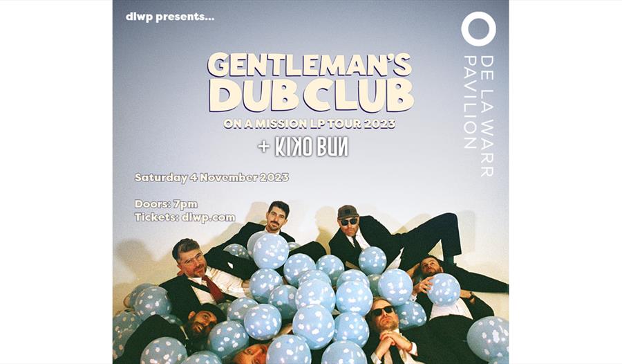 poster for Gentlemen's dub club at the de la warr pavilion