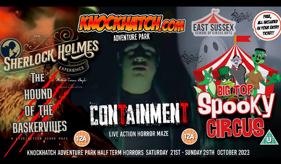 poster for halloween at Knockhatch