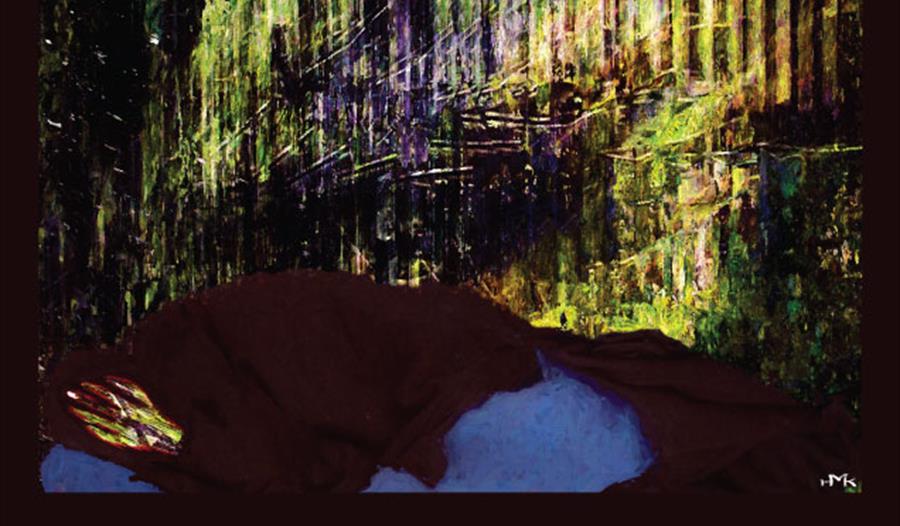 abstract painting by Heinz Kalbrenner