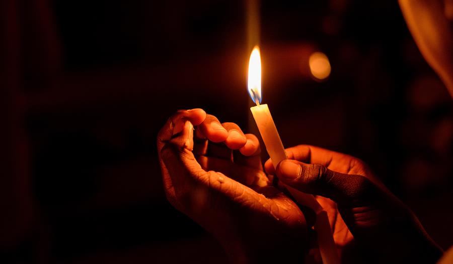 Pevensey Court House by Candlelight
