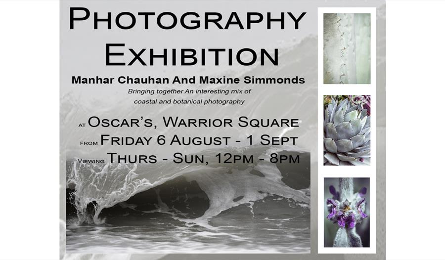 A poster for a photography exhibition at Warrior Square, St Leonards.