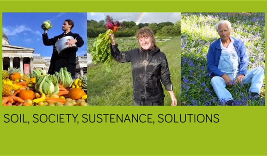 Organic growers and farmers pictured with their produce
