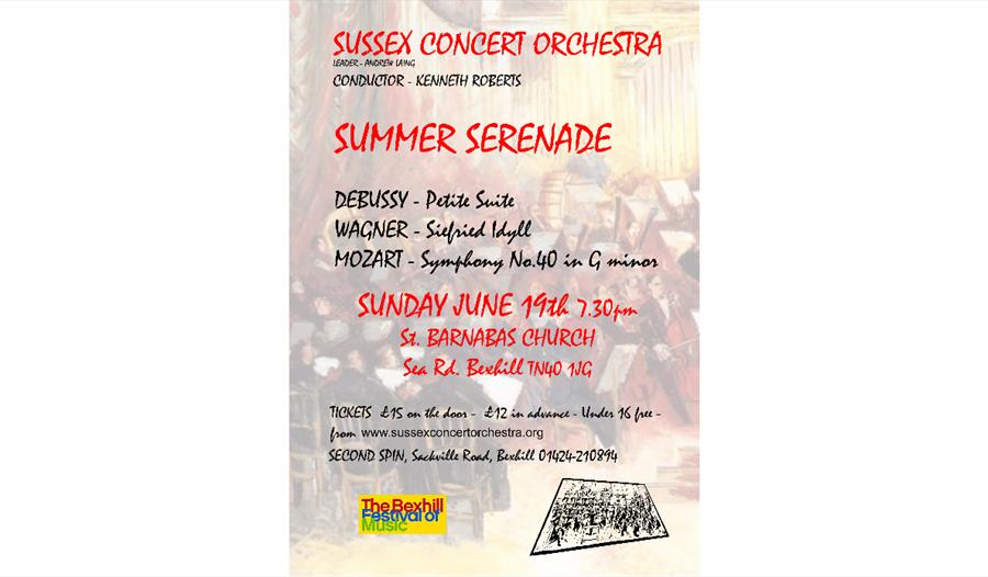 poster for summer serenade text in description