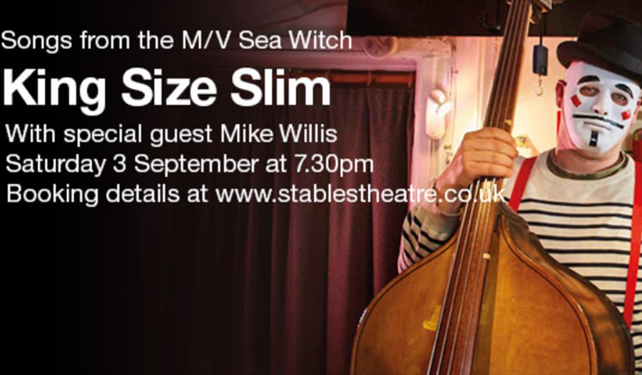 poster for king size slim at the stables theatre