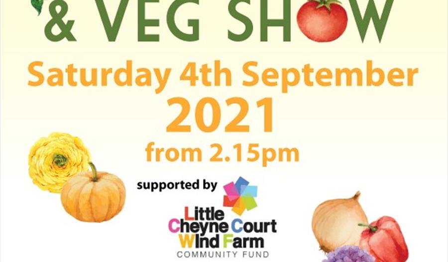 Rye Flower and Veg Show poster