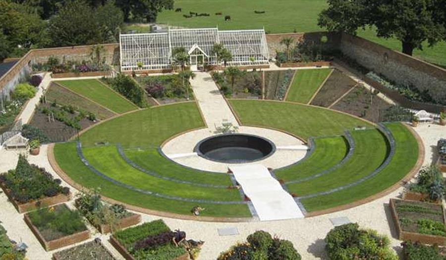 vegetable garden at Fairlight Hall