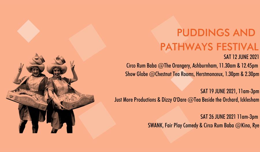 Puddings and Pathways Festival 19 June @ Tea beside the Orchard, Icklesham