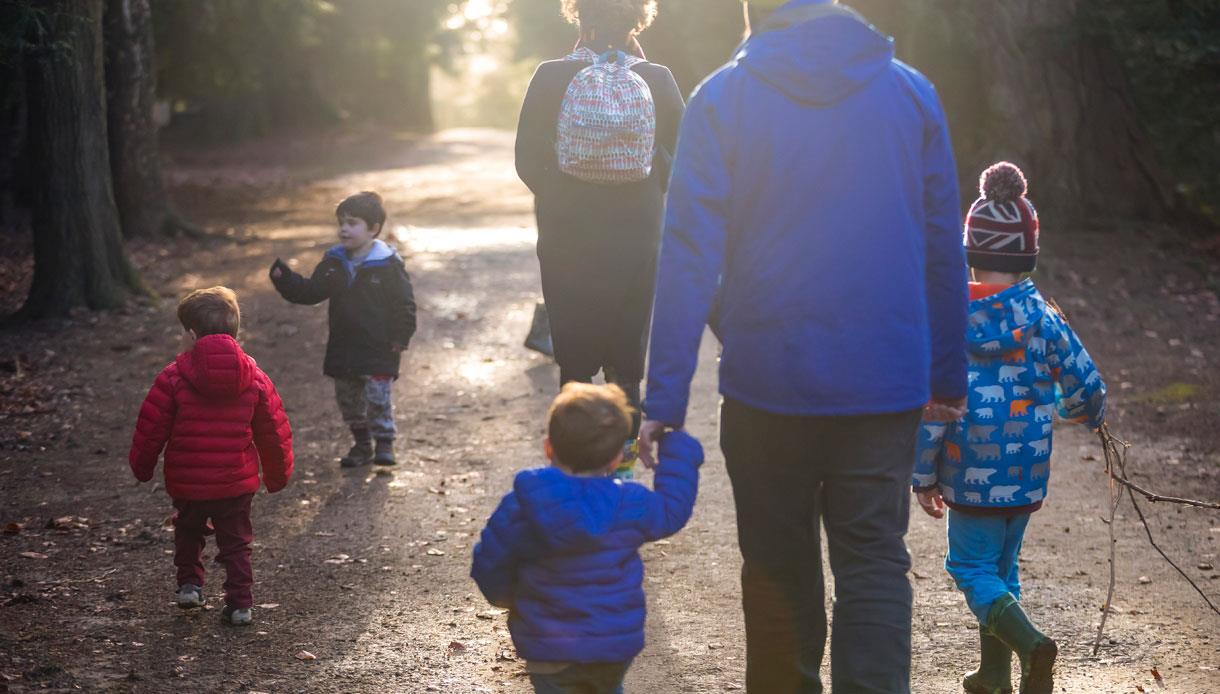 Boxing Day walk at Bodiam Castle in East Sussex