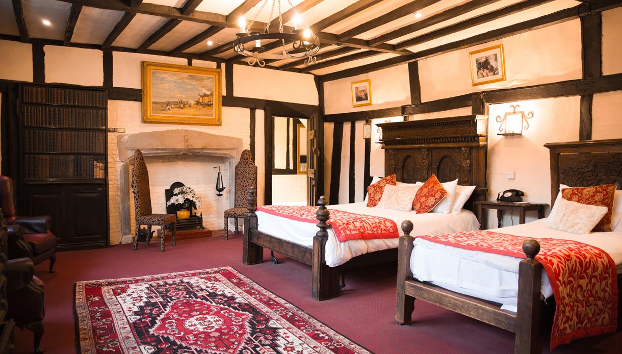 Dr Syn's bedchamber at The Mermaid Inn, Rye