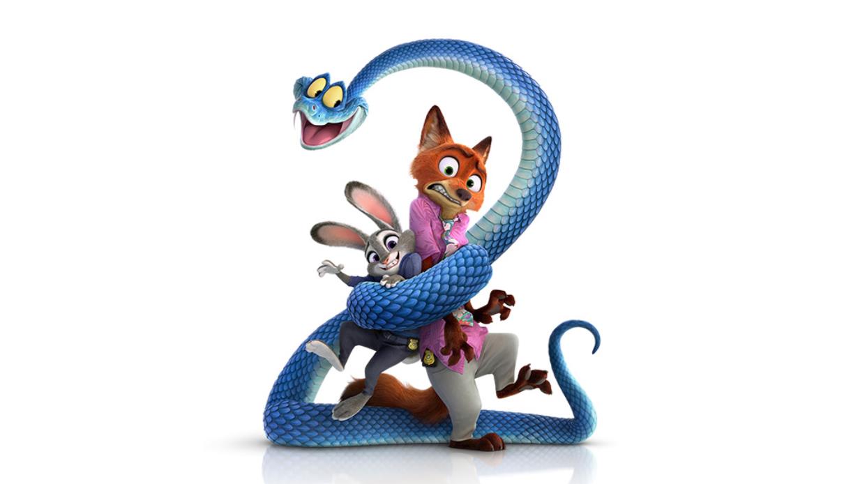 Promotional image for Zootropolis 2 Sunset Screenings at De La Warr Pavilion, featuring animated animal characters.