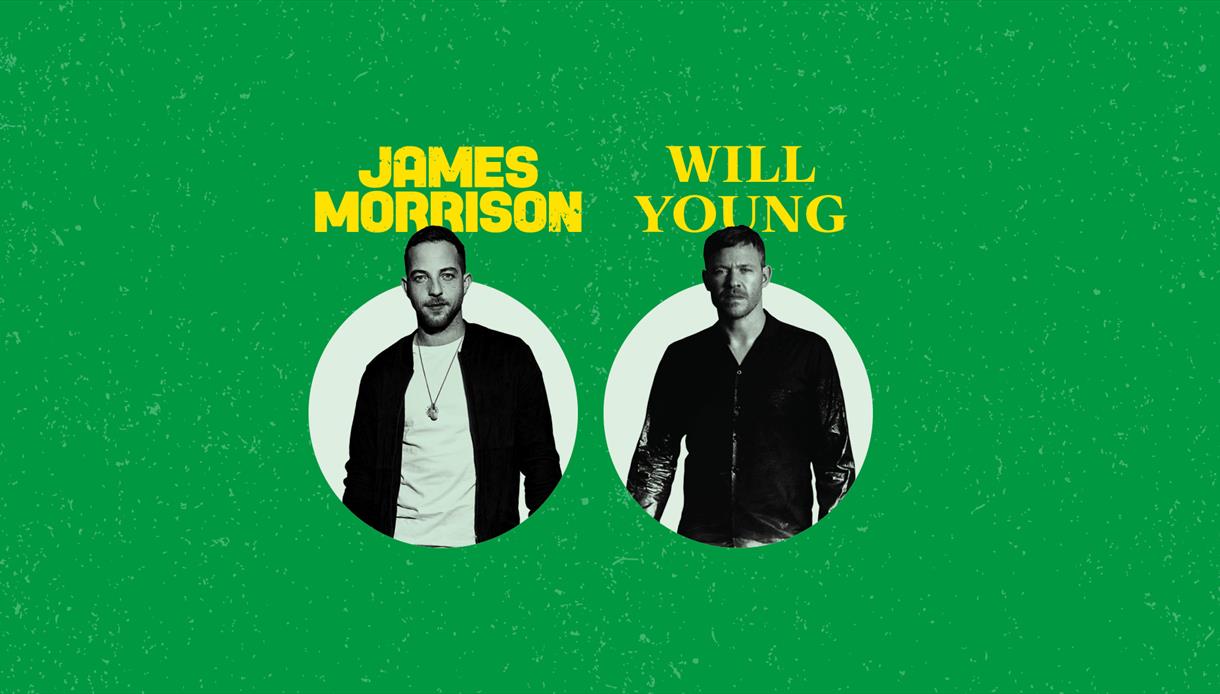 James Morrison and Will Young are to perform at Forest Live in Bedgebury