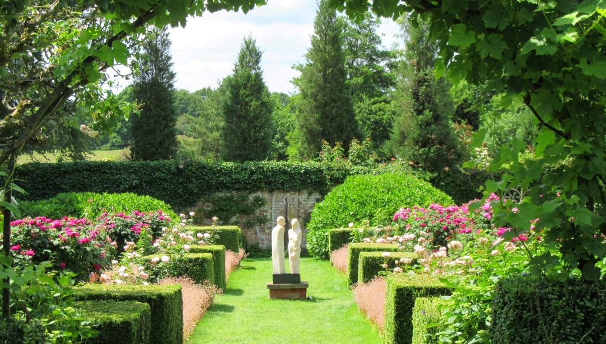 PASHLEY MANOR GARDENS East Sussex Rose Garden