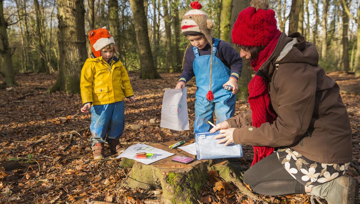 A Peter Rabbit™ winter adventure activity trail at Bateman's
