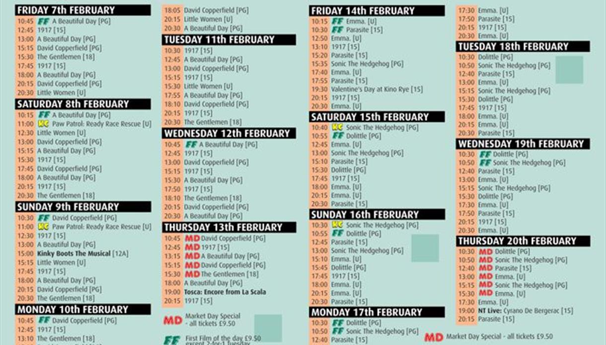 Showing at Kino Rye from Friday 14th February