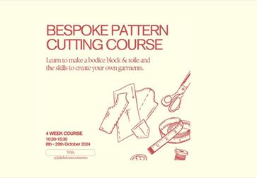 Bespoke pattern cutting course poster