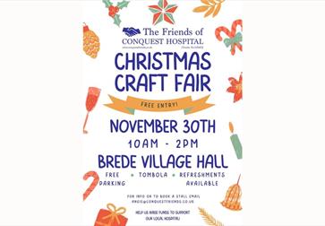 Christmas craft fair poster