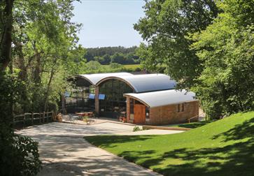 The new building at Sedlescombe Organic Vineyard