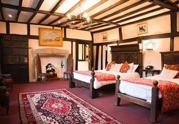 Dr Syn's bedchamber at The Mermaid Inn, Rye