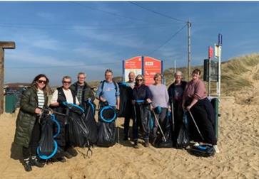 Beach clean