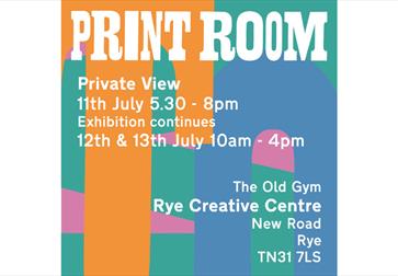 Print Room: an exhibition at Rye Creative Centre