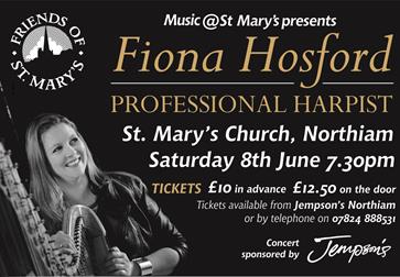 Fiona Hosford, Professional Harpist