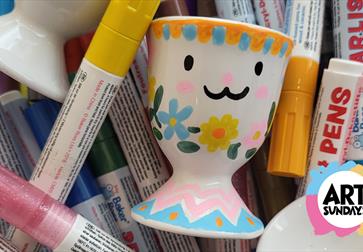 Art Sundays: Decorate your own egg cup!