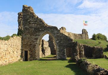 View of Hastings Castle 1066