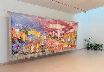 colourful artwork by Nengi Omuku at Hastings Contemporary.