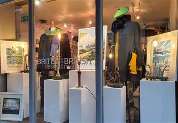 British Design British Made shop window in Battle, East Sussex