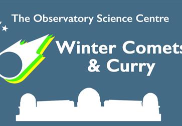 Winter comets & curry poster