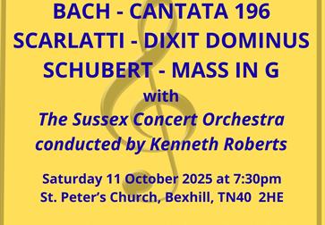 Bexhill Choral October Concert