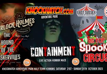 poster for halloween at Knockhatch