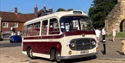 Empress Coach vehicle (1967 Bedford 20 seat classic coach) pictured in Battle, East Sussex