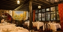 Dining room at The Mermaid Inn, Rye