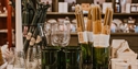 Display of handcrafted glassware, candles and home accessories at British Design, British Made.