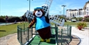 Giant Bear on Adventure Golf in Hastings East Sussex