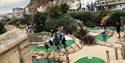 Players on the golf course in Hastings East Sussex