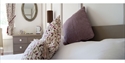 One of the rooms at Playden Oast, an inn offering B&B accommodation and restaurant food, near Rye, East Sussex.