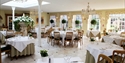 Dining area inside PowderMills Hotel