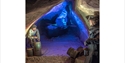 Models of smugglers stashing goods in St Clements Caves Hastings