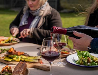 wine and food