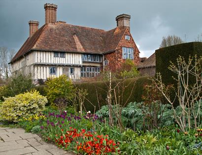 Image shows a picture of Great Dixter House and Gardens