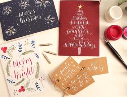 Christmas Calligraphy workshop