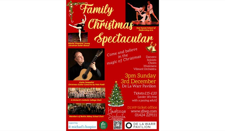 poster for Family Christmas Spectacular at the De La Warr Pavilion
