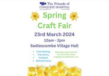 spring craft fair poster.