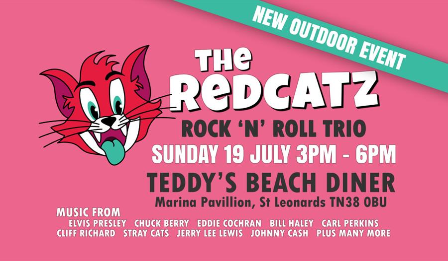 NEW! The Redcatz at Teddy's Beach Diner - Outdoor Event