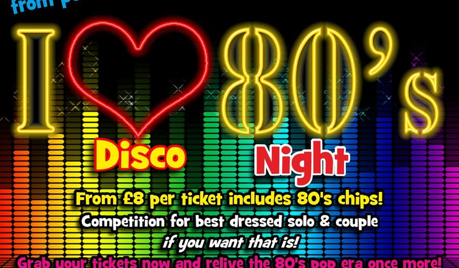 I Love 80s Disco Night