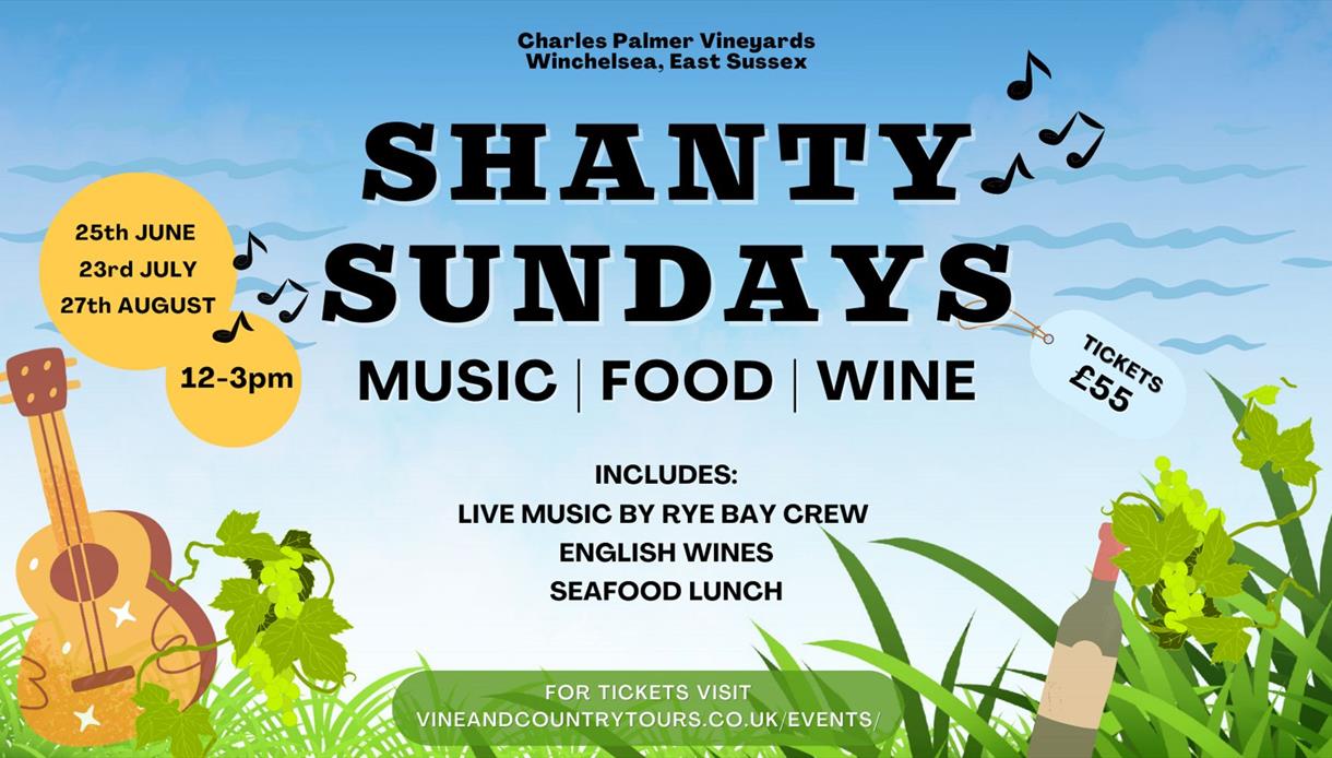 Shanty Sundays - Food, Wine & Music! @Charles Palmer Vineyard